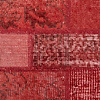 Patchwork vloerkleed - Vinto Rood