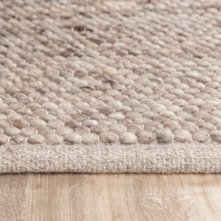 Wollen vloerkleed - Feline Bruin/Gemeleerd - 5