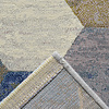 Modern vloerkleed - Amado Blauw 5161