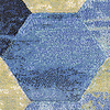 Modern vloerkleed - Amado Blauw 5161