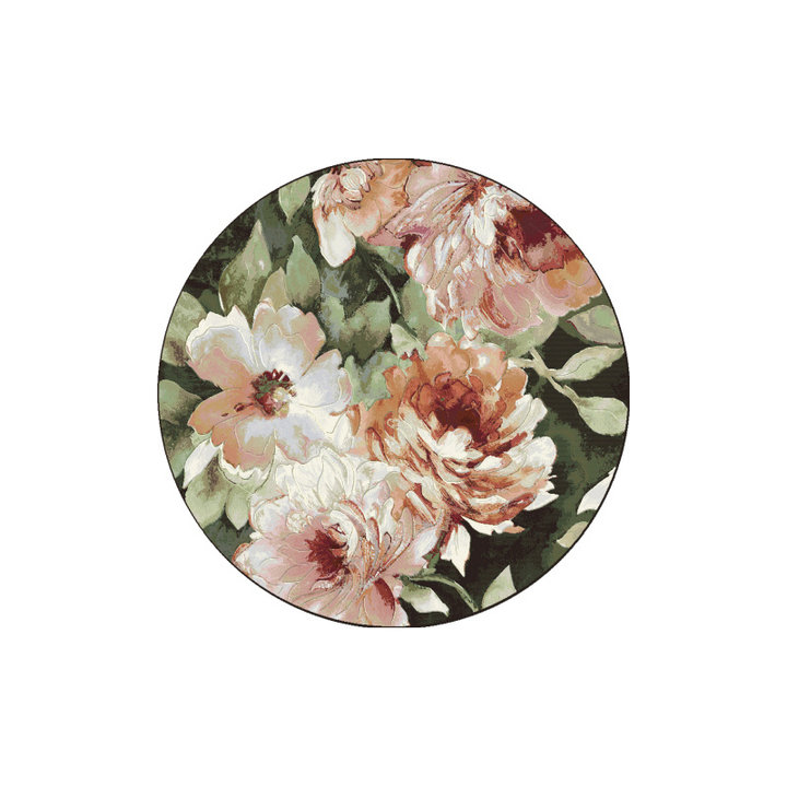 Rond bloemen vloerkleed - Anaheim 3434 - 1