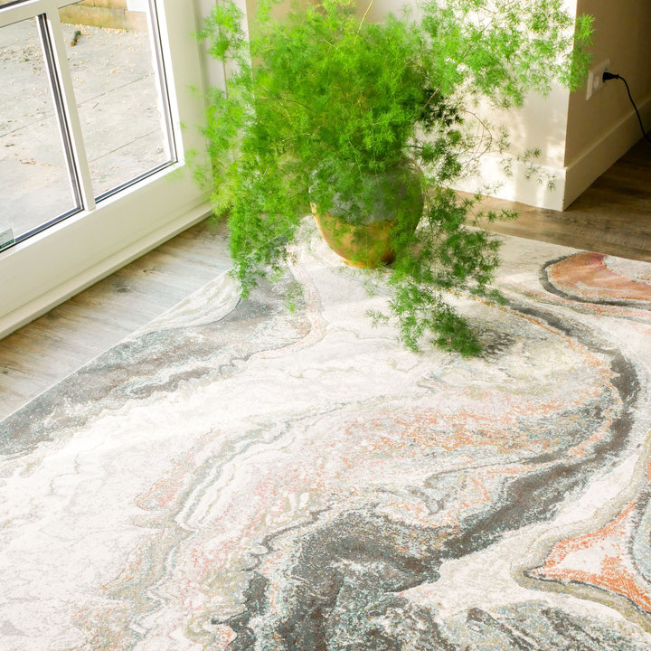 Modern vloerkleed - Aspen Groen 7270 - 4