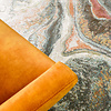 Rond modern vloerkleed - Aspen Groen 7270 - thumbnail