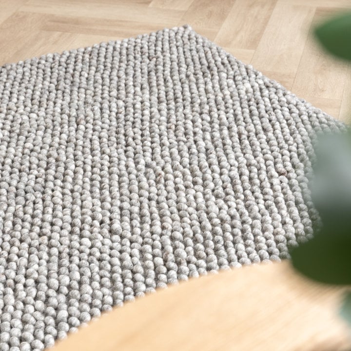Wollen vloerkleed - Luminous Grijs/Gemeleerd - 4