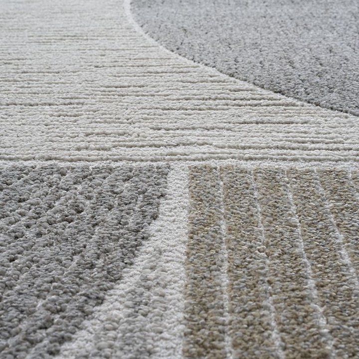 Rond modern vloerkleed - Verwood 6191 - 2