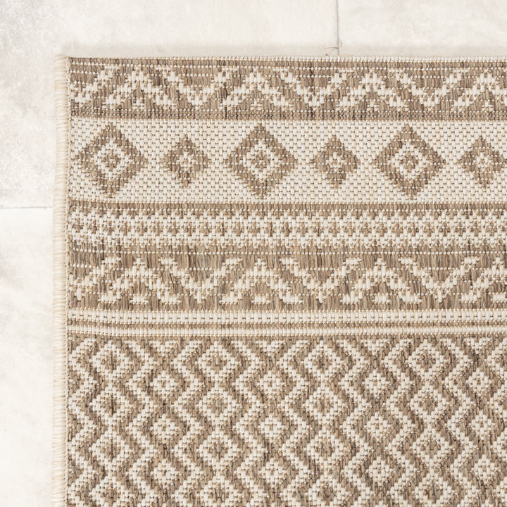 Jute buitenkleed - Nomad Aztec Creme - 4