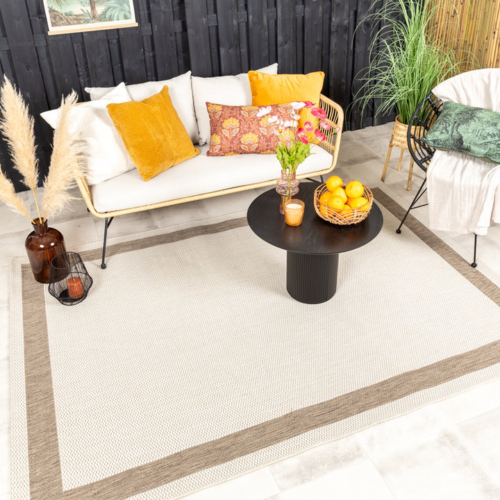 Jute buitenkleed - Nomad Edge Creme - 3