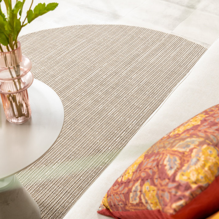 Rond jute buitenkleed - Nomad Melange Creme - 3
