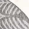 Rond buitenkleed - Summer Leaves Grijs