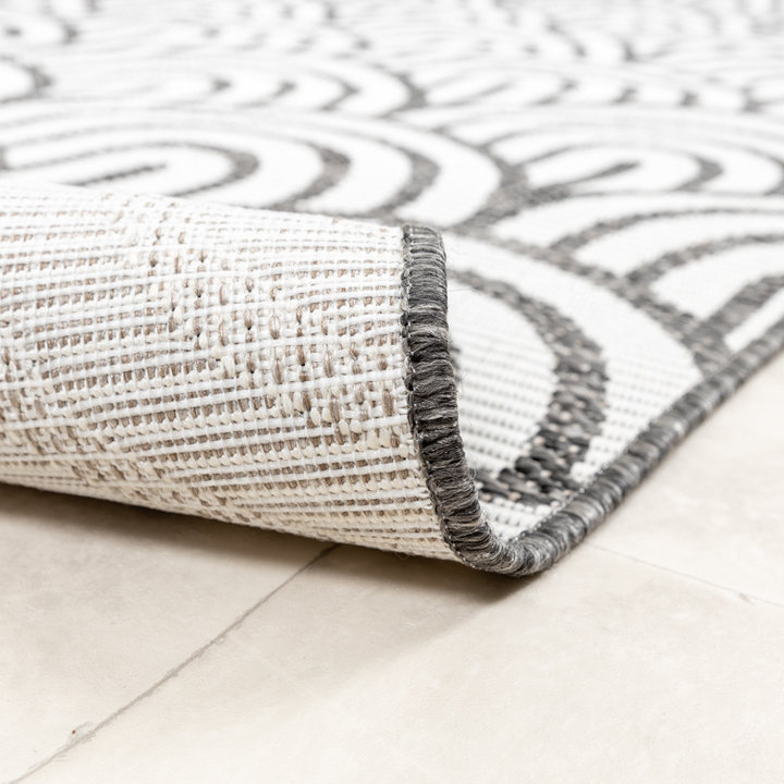 Rond buitenkleed - Summer Arch Grijs - 7