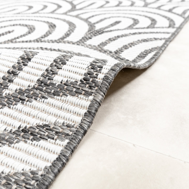 Rond buitenkleed - Summer Arch Grijs - 6