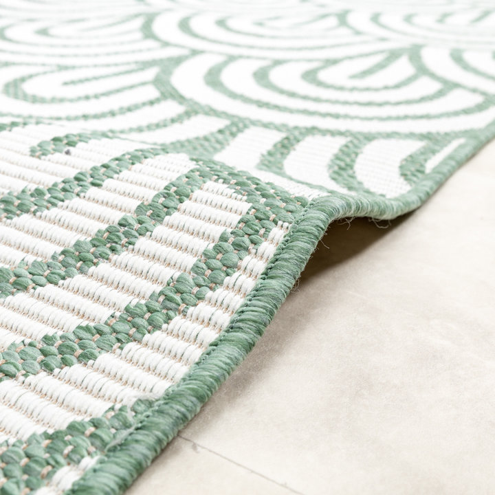 Rond buitenkleed - Summer Arch Groen - 6