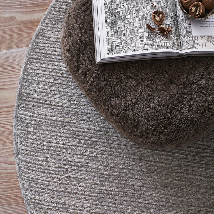 vtwonen vloerkleed Rond - Nature Cord Grijs - 2