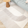 Hoogpolig vloerkleed - Serene Shapes Creme