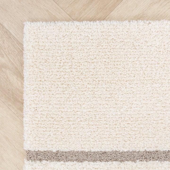 Hoogpolig vloerkleed - Serene Shapes Creme - 6