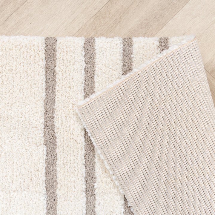 Hoogpolig vloerkleed - Serene Shapes Creme - 7