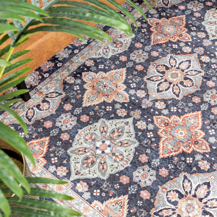 Vintage vloerkleed - Imagine Oriental Blauw - 3