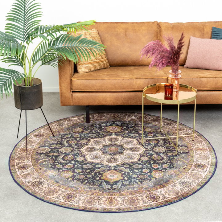 Rond vintage vloerkleed - Imagine Medaillon Rustiek - 5