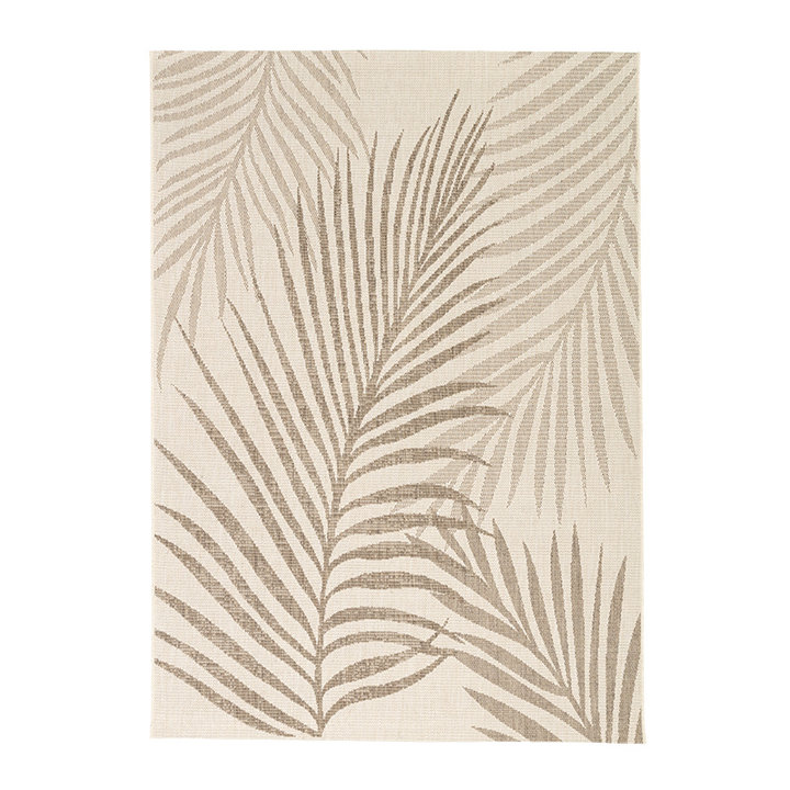 Jute buitenkleed - Nomad Leaves Creme - 1