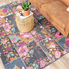 Patchwork Rozenkelim vloerkleed - Rosa Pink 