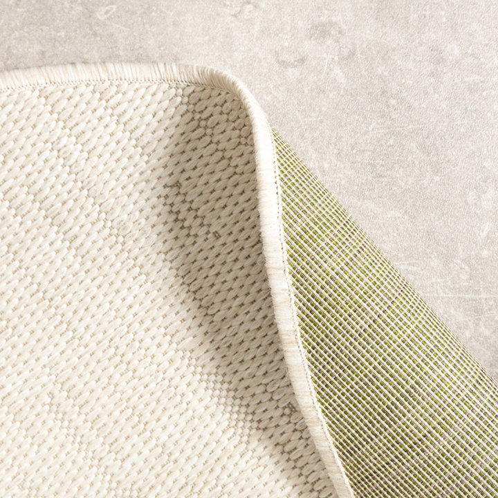 Rond buitenkleed - Malta Melange Creme - 7
