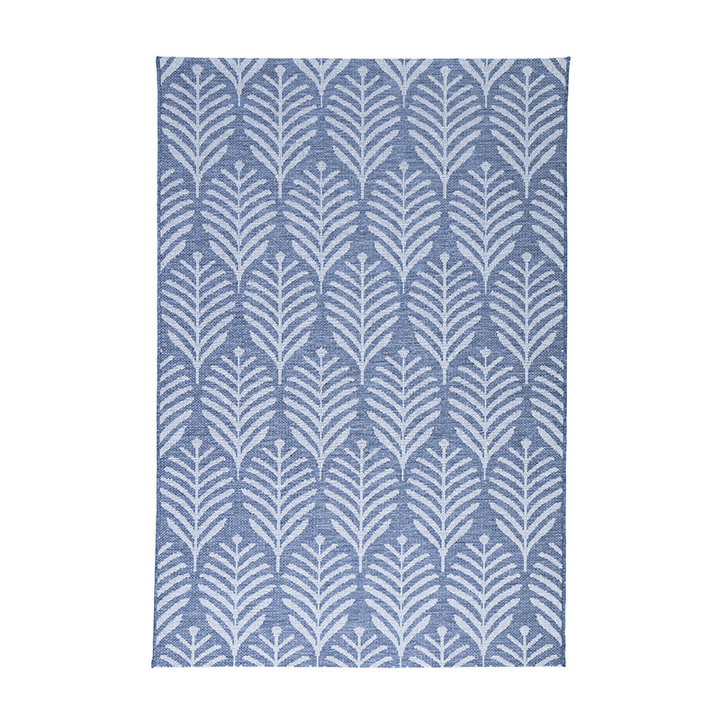 Buitenkleed - Summer Leaves Blauw - 1