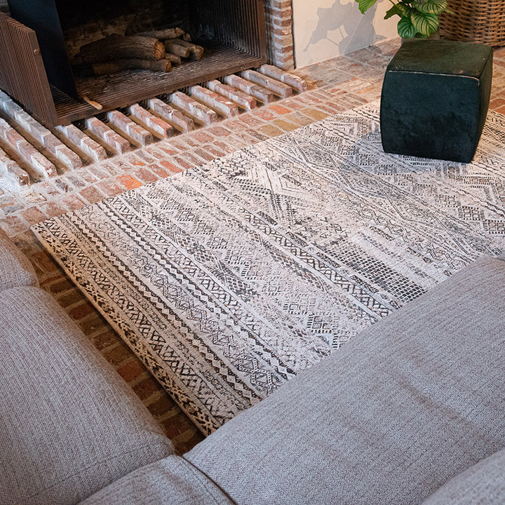 Vintage vloerkleed - Antiquarian Kilim Wit 9114 - 1