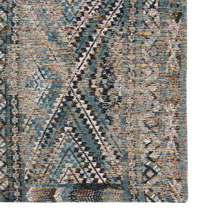 Vintage vloerkleed - Antiquarian Kilim Blauw 9110 - 5