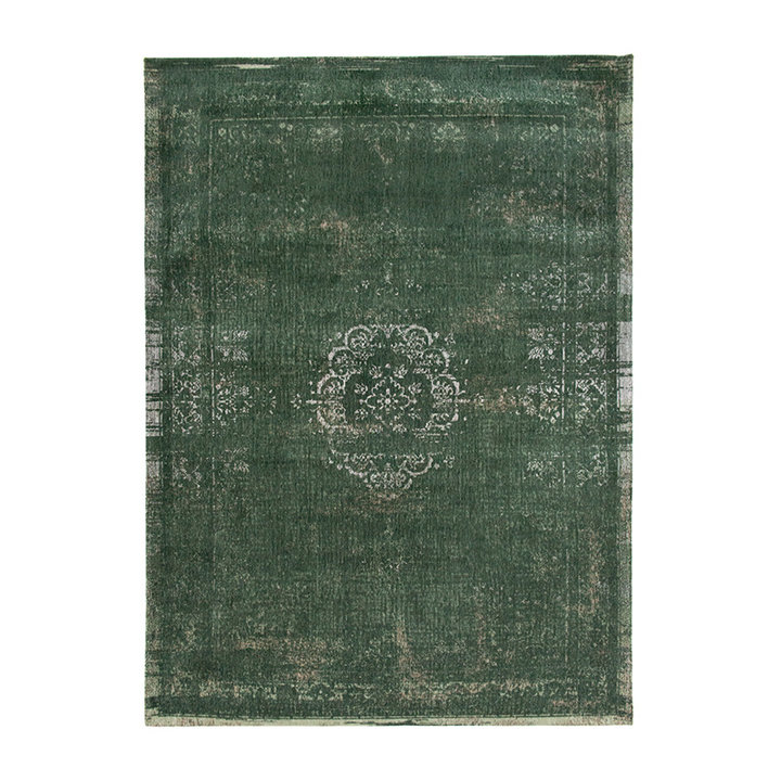 Vintage vloerkleed - Fading World Medaillon Groen 9146 - 1