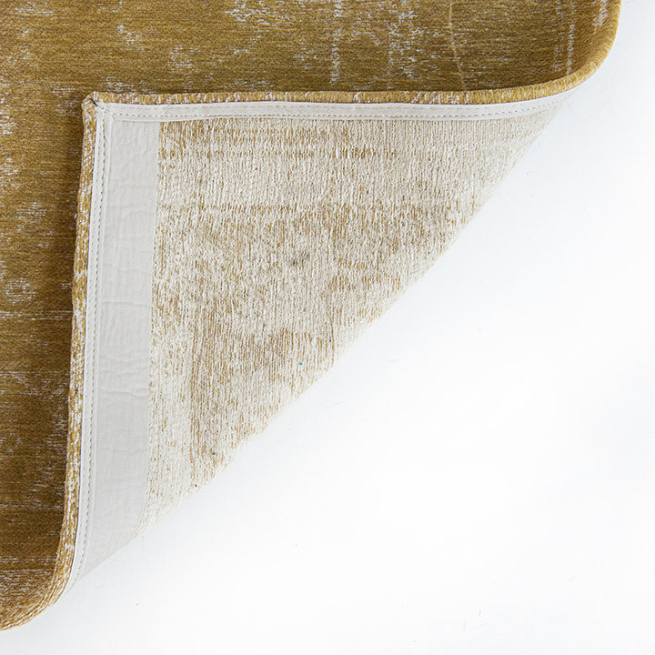 Vintage vloerkleed - Fading World Medaillon Okergeel 9145 - 5