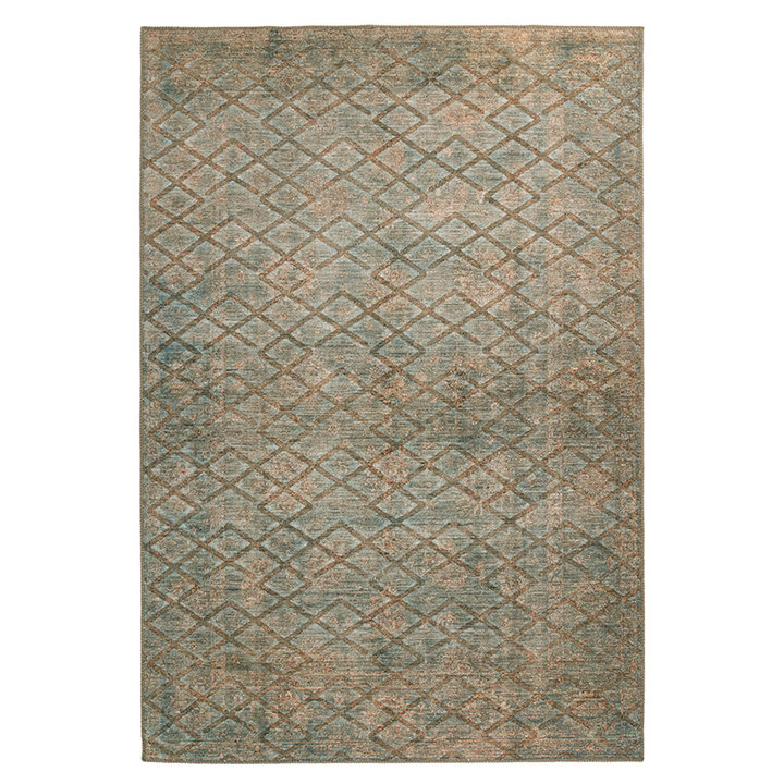 Vintage vloerkleed - Antica 125 Blauw/Goud - 1