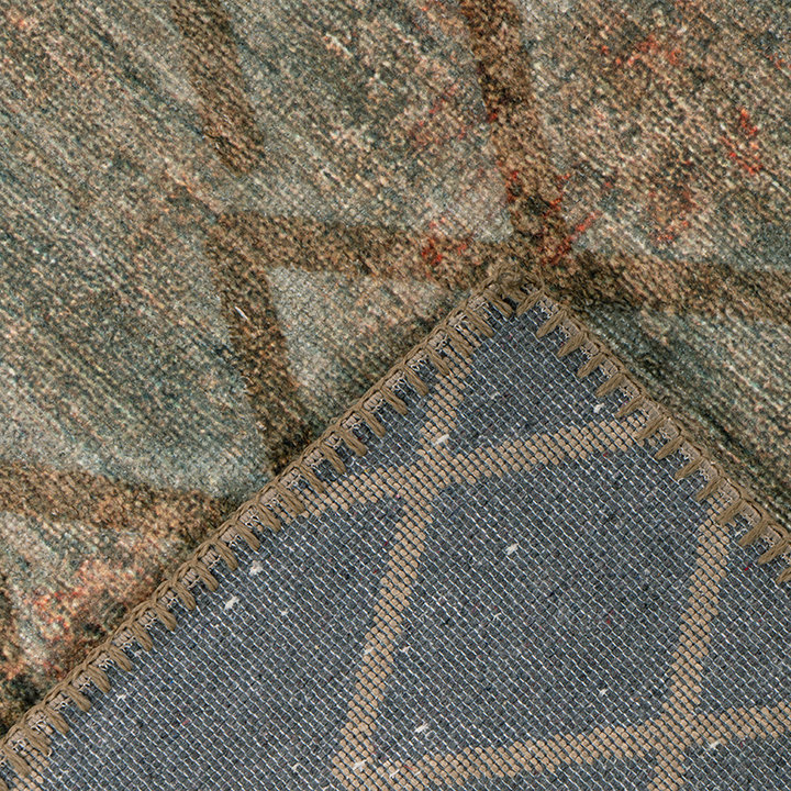 Vintage vloerkleed - Antica 125 Blauw/Goud - 2