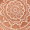 Rond modern buitenkleed - Porto Aztec Terra