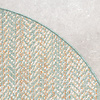 Rond modern buitenkleed - Playa Aztec Groen