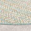 Rond modern buitenkleed - Playa Aztec Groen