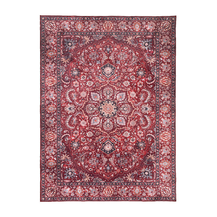 Vintage vloerkleed - Imagine Medaillon Rood - 1