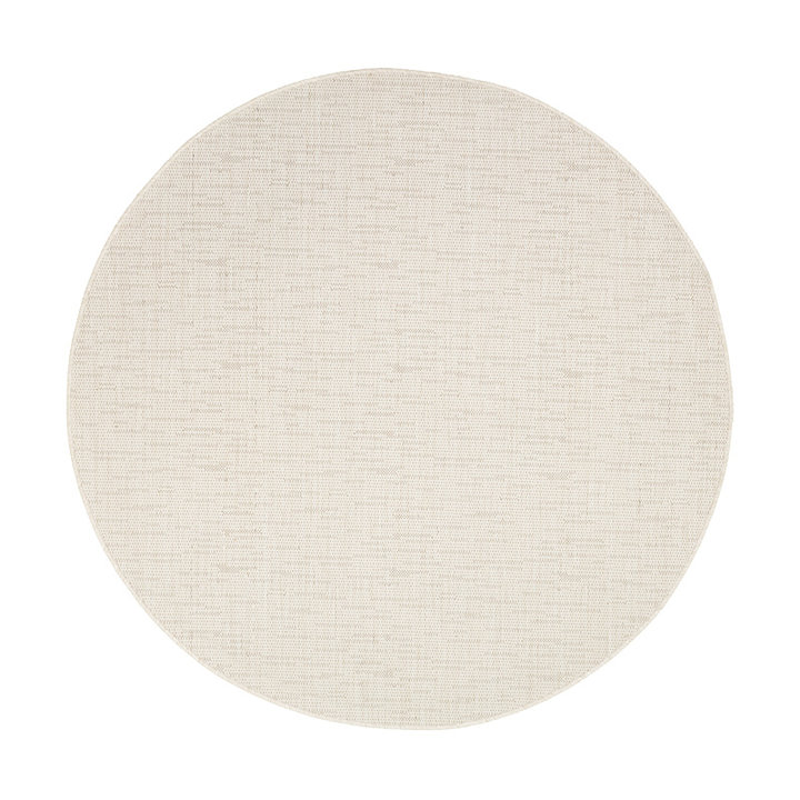 Rond buitenkleed - Malta Melange Creme - 1