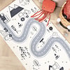 Auto speelkleed - Dex Road Zwart - thumbnail 2