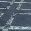 Geometrisch vloerkleed - Archeo Trellis Blauw
