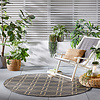 Rond buitenkleed - Floreno Milan Antraciet/Beige