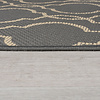 Rond buitenkleed - Floreno Milan Antraciet/Beige