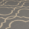 Rond buitenkleed - Floreno Milan Antraciet/Beige