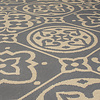 Retro buitenkleed - Floreno Ostia Grijs
