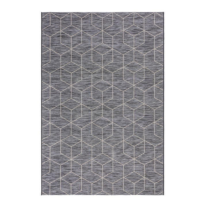 Modern buitenkleed - Liparo Napoli Zwart - 1