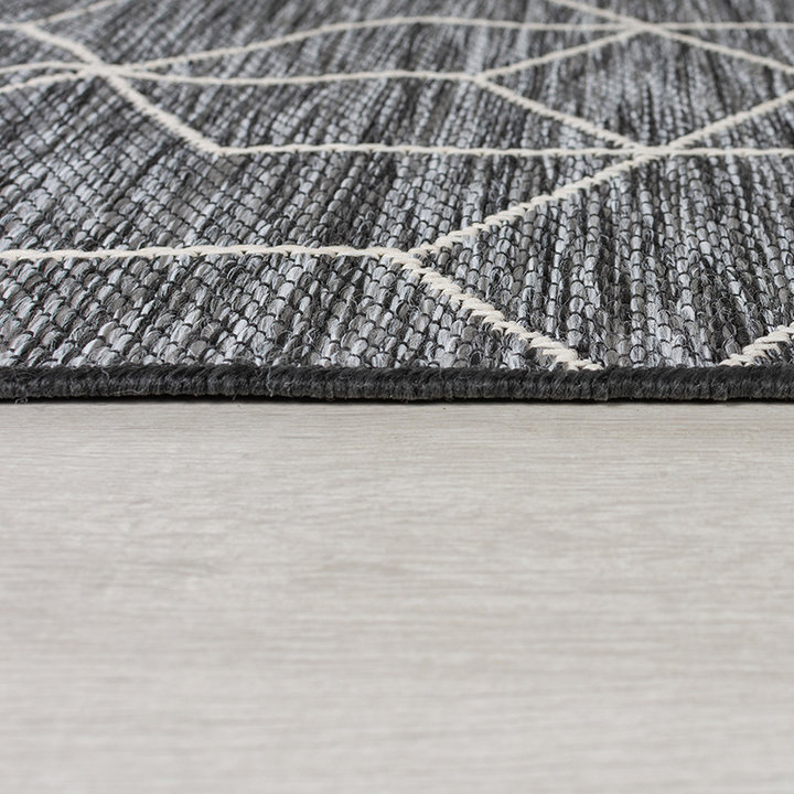 Modern buitenkleed - Liparo Napoli Zwart - 3