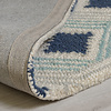 Modern vloerkleed - Nappo Marco Blauw