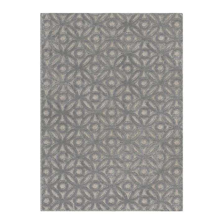 Grafisch vloerkleed - Patno Clarissa Zilver - 1