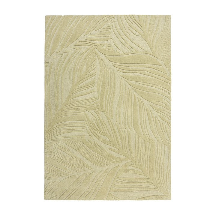 Modern vloerkleed - Solacio Leaves Olijfgroen - 1