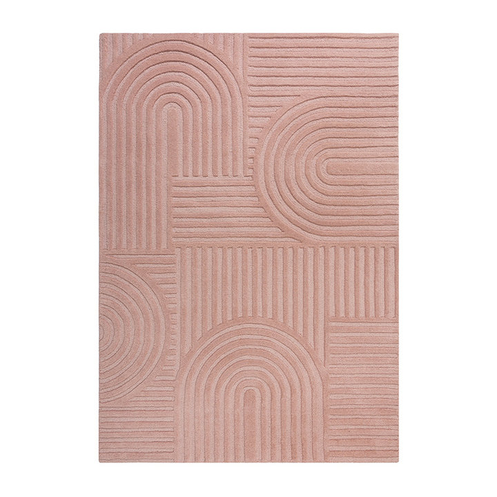 Modern vloerkleed - Solacio Zen Roze - 1