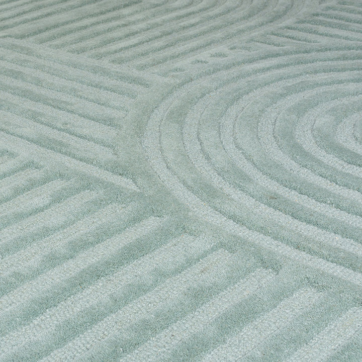 Modern vloerkleed - Solacio Zen Blauw/Groen - 2